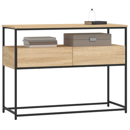 Console Table Sonoma Oak 100x40x75 cm Engineered Wood