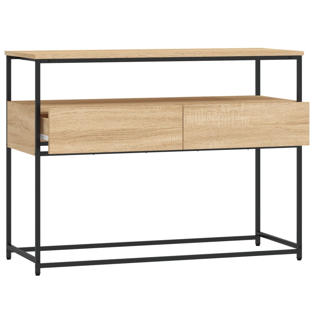 Console Table Sonoma Oak 100x40x75 cm Engineered Wood