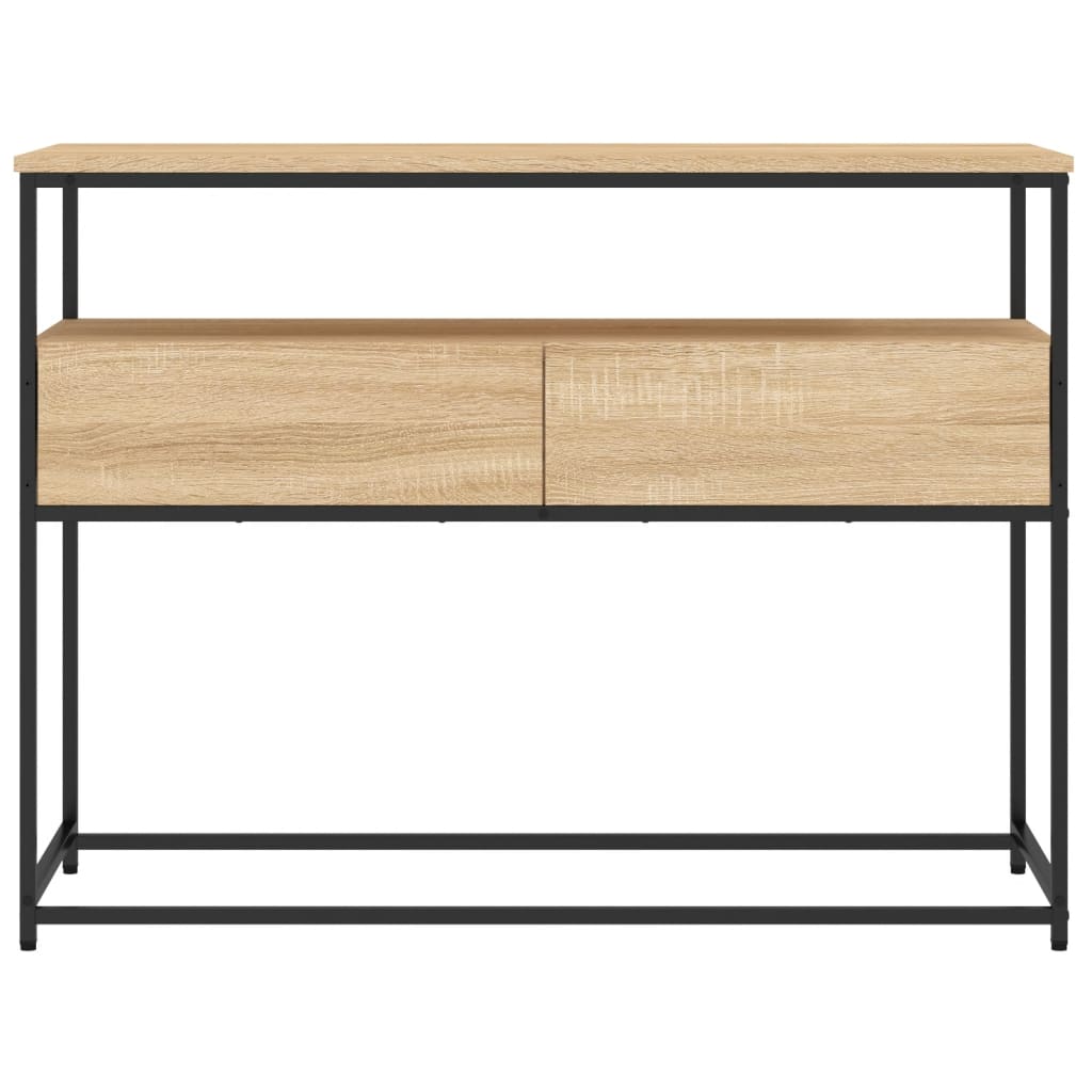 Console Table Sonoma Oak 100x40x75 cm Engineered Wood