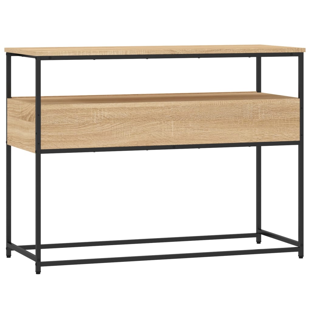 Console Table Sonoma Oak 100x40x75 cm Engineered Wood