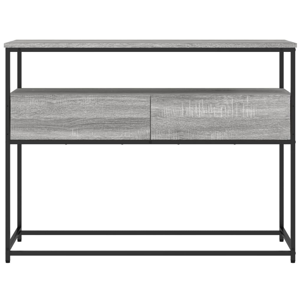 Console Table Grey Sonoma 100x40x75 cm Engineered Wood