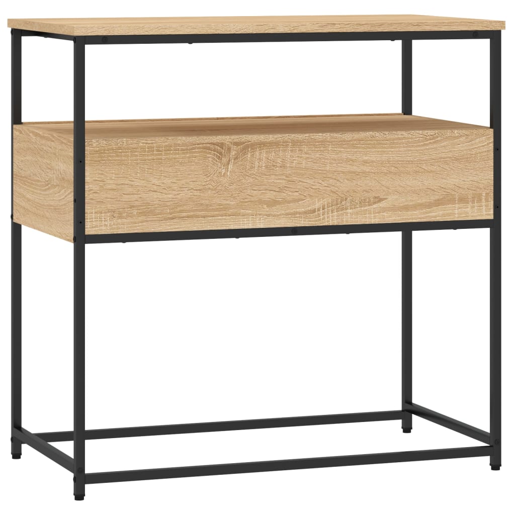 Console Table Sonoma Oak 75x40x75 cm Engineered Wood