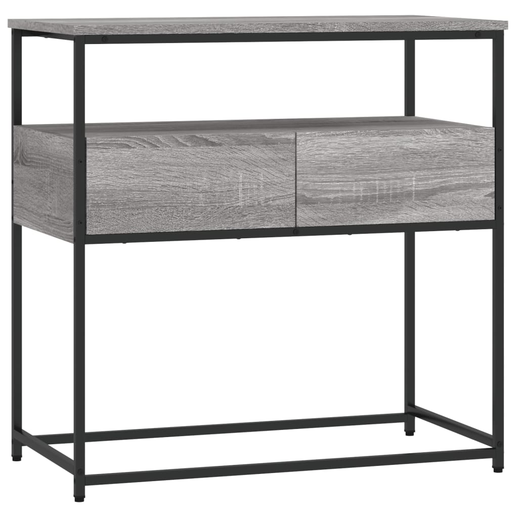 Console Table Grey Sonoma 75x40x75 cm Engineered Wood