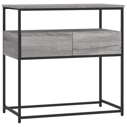 Console Table Grey Sonoma 75x40x75 cm Engineered Wood