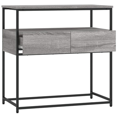 Console Table Grey Sonoma 75x40x75 cm Engineered Wood