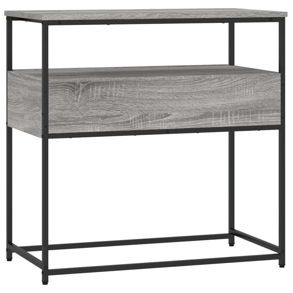 Console Table Grey Sonoma 75x40x75 cm Engineered Wood