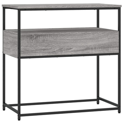 Console Table Grey Sonoma 75x40x75 cm Engineered Wood