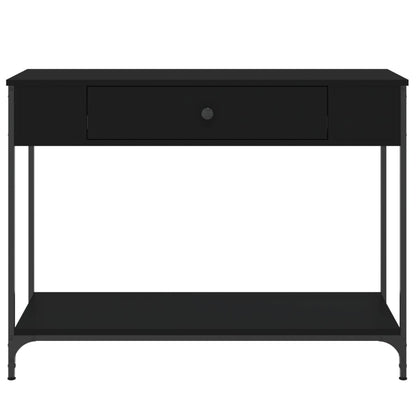 Console Table Black 100x34.5x75 cm Engineered Wood