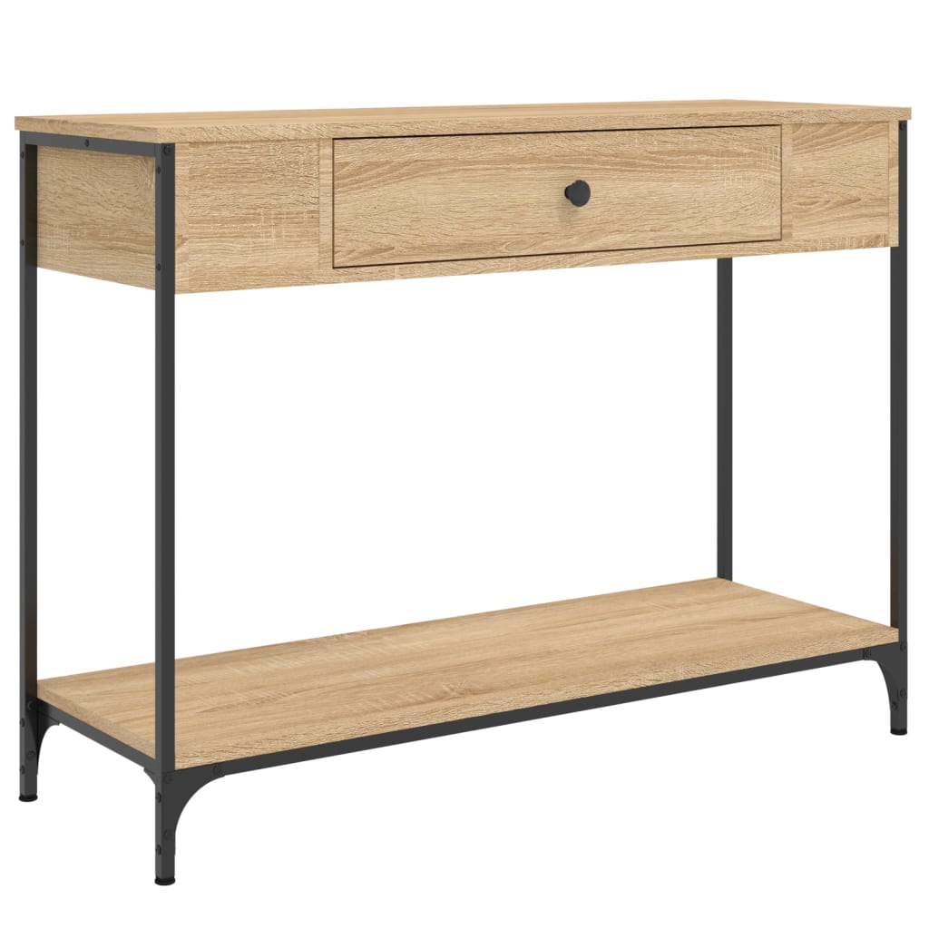 Console Table Sonoma Oak 100x34.5x75 cm Engineered Wood