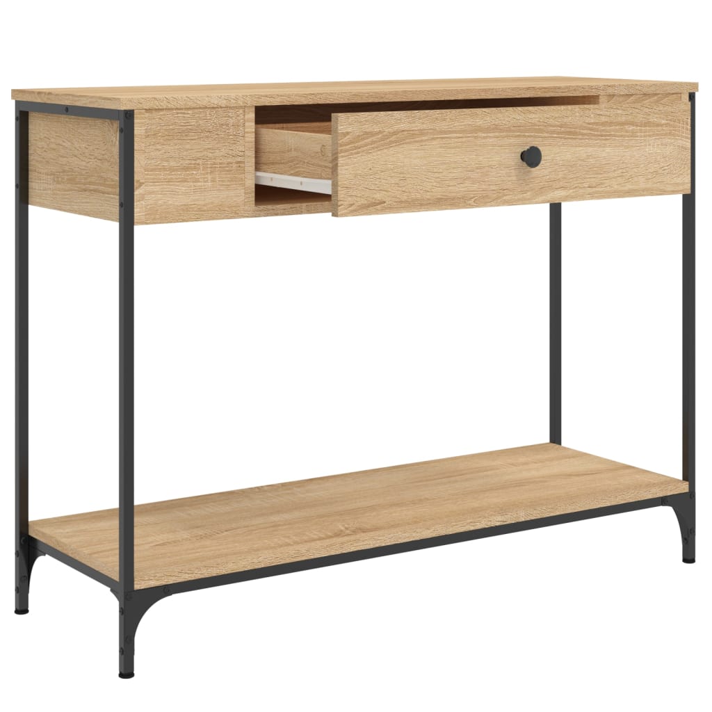 Console Table Sonoma Oak 100x34.5x75 cm Engineered Wood