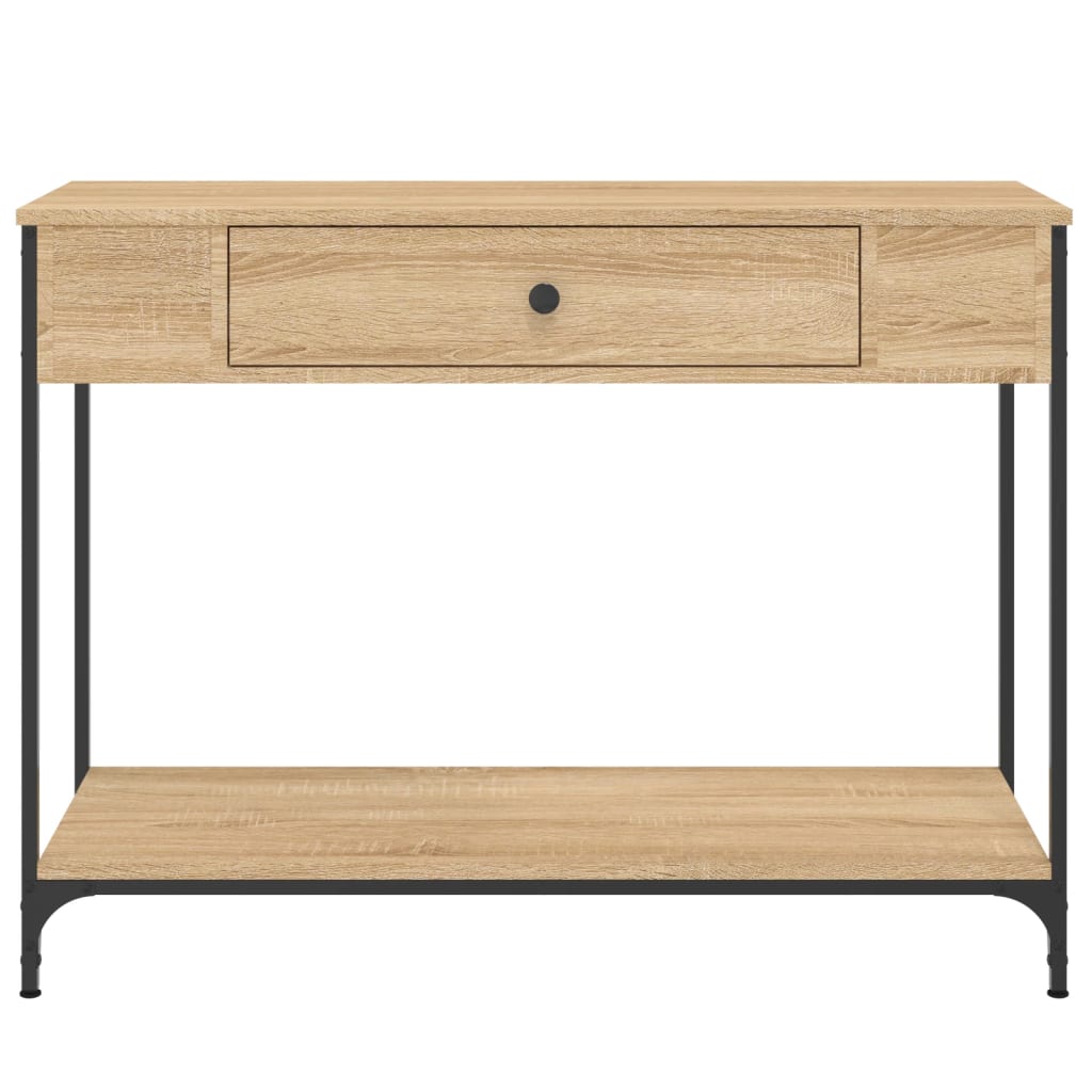 Console Table Sonoma Oak 100x34.5x75 cm Engineered Wood