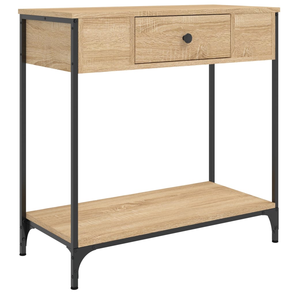 Console Table Sonoma Oak 75x34.5x75 cm Engineered Wood