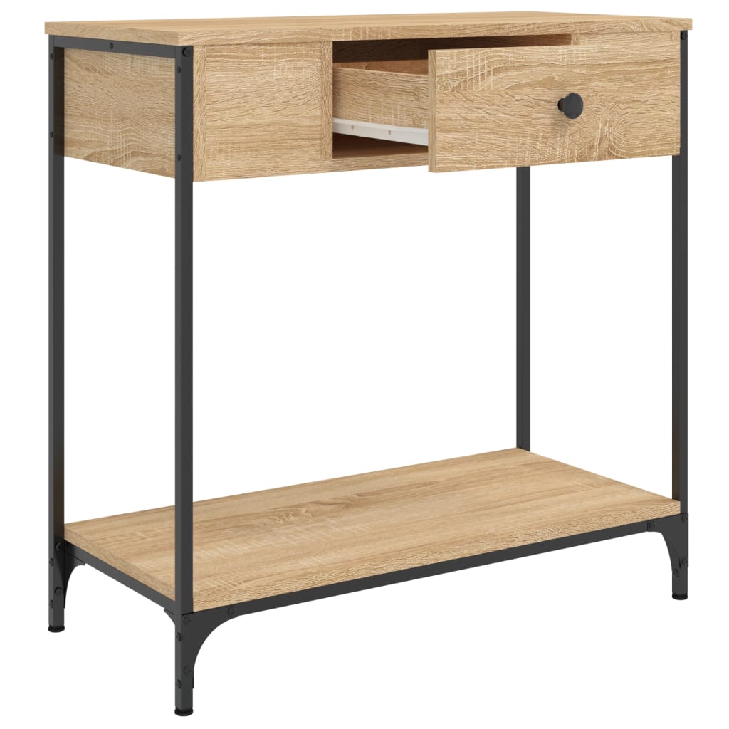 Console Table Sonoma Oak 75x34.5x75 cm Engineered Wood