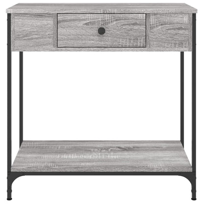 Console Table Grey Sonoma 75x34.5x75 cm Engineered Wood