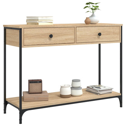 Console Table Sonoma Oak 100x34.5x75 cm Engineered Wood