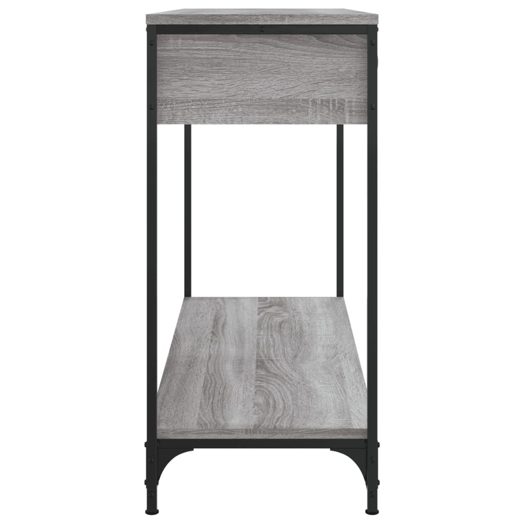 Console Table Grey Sonoma 100x34.5x75 cm Engineered Wood