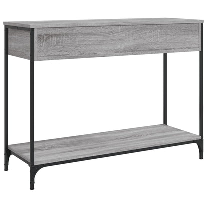 Console Table Grey Sonoma 100x34.5x75 cm Engineered Wood