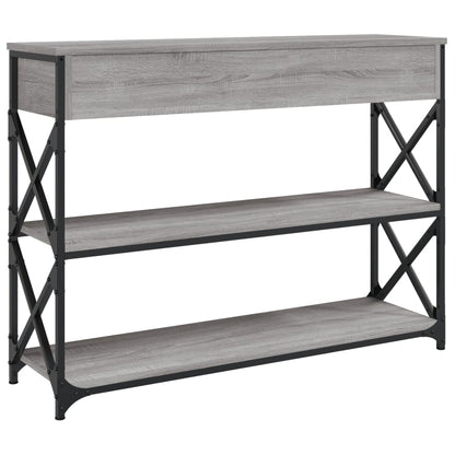 Console Table Grey Sonoma 100x28x75 cm Engineered Wood