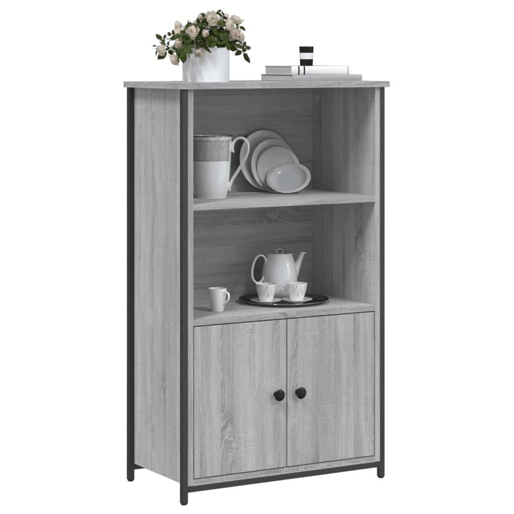 Highboard Grey Sonoma 62x32x103.5 cm Engineered Wood