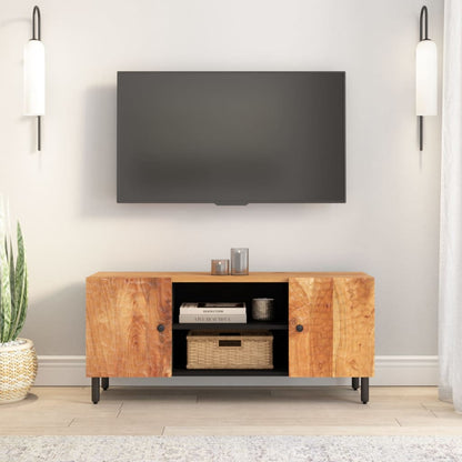 TV Cabinet 105x33x46 cm Solid Wood Acacia