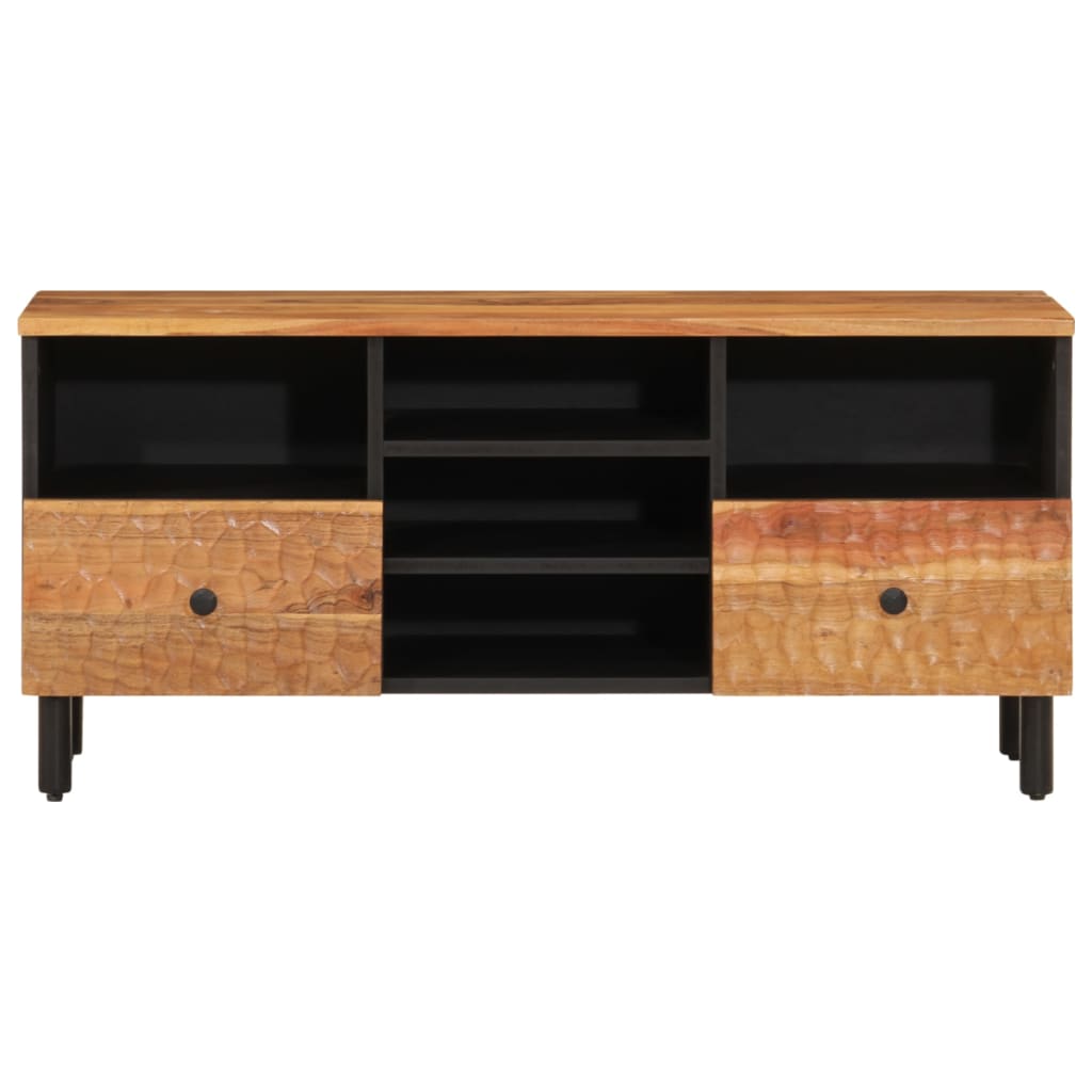 TV Cabinet 100x33x46 cm Solid Wood Acacia