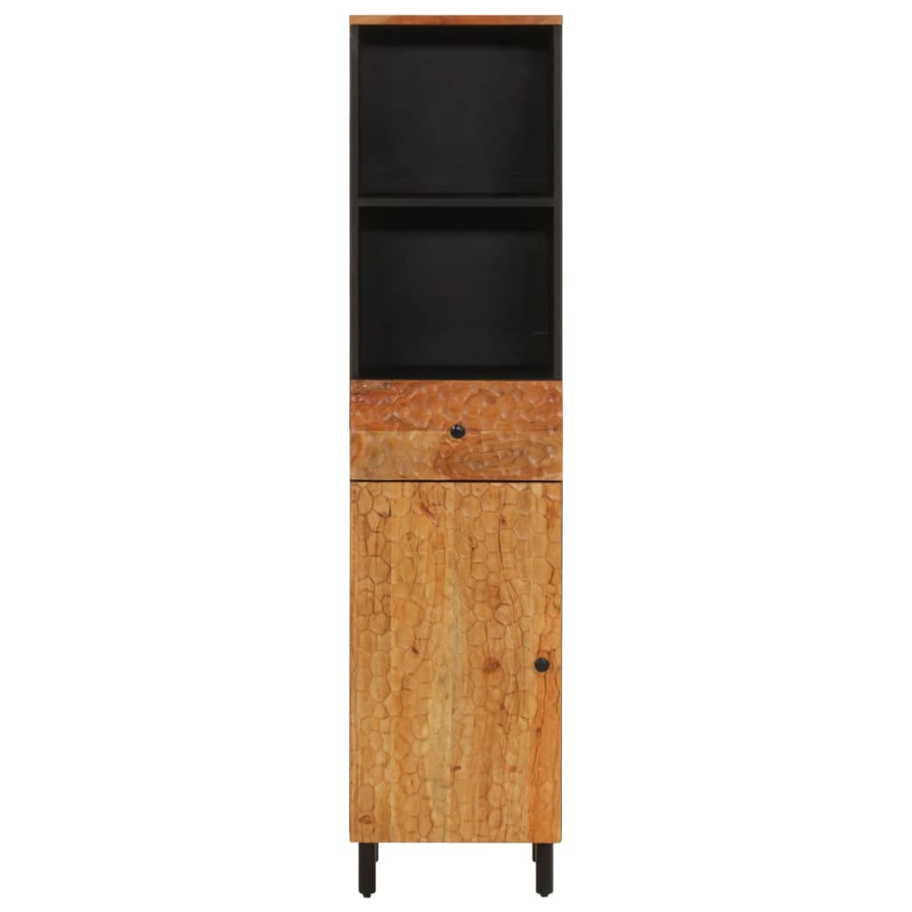 Bathroom Cabinet 38x33x160 cm Solid Wood Acacia