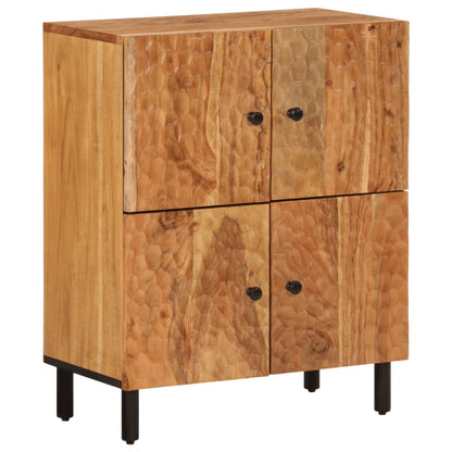 Side Cabinet 60x33x75 cm Solid Wood Acacia