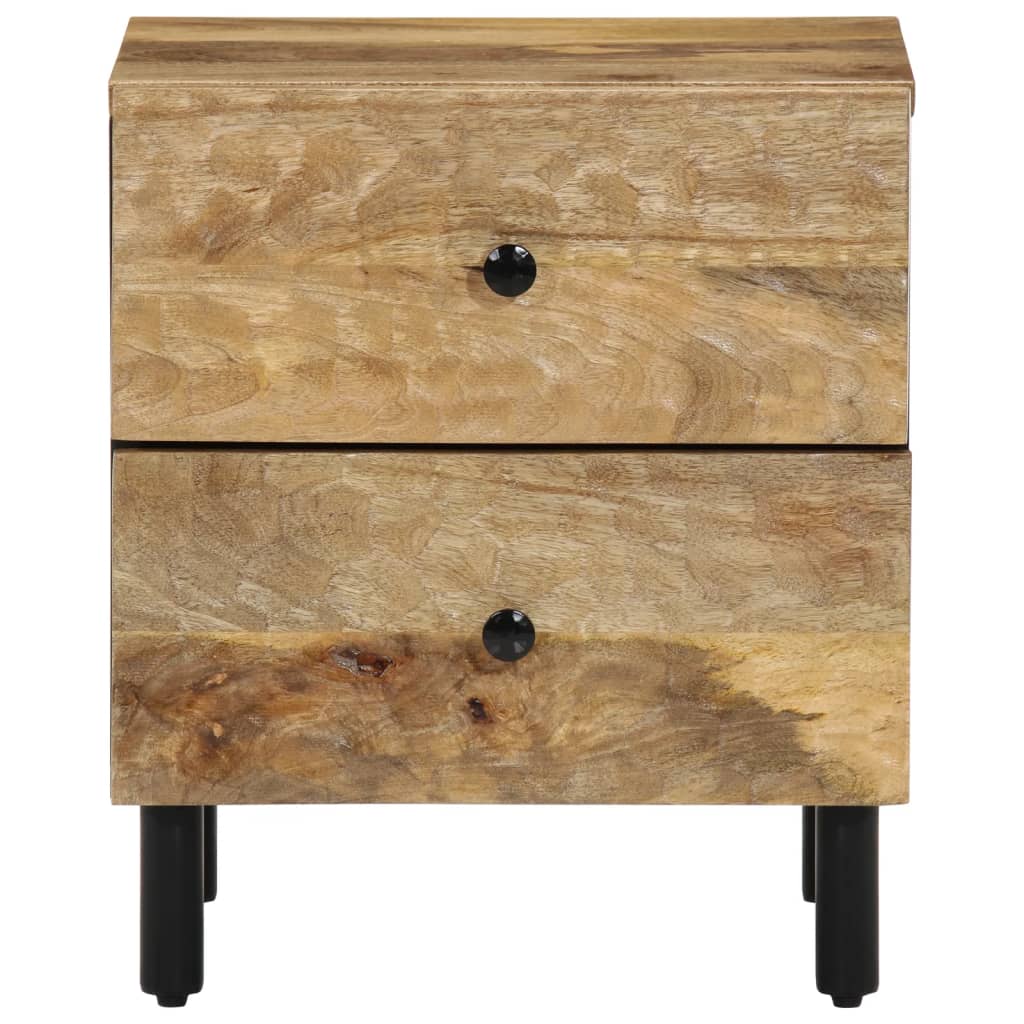 Bedside Cabinets 2 pcs 40x33x46 cm Solid Wood Mango