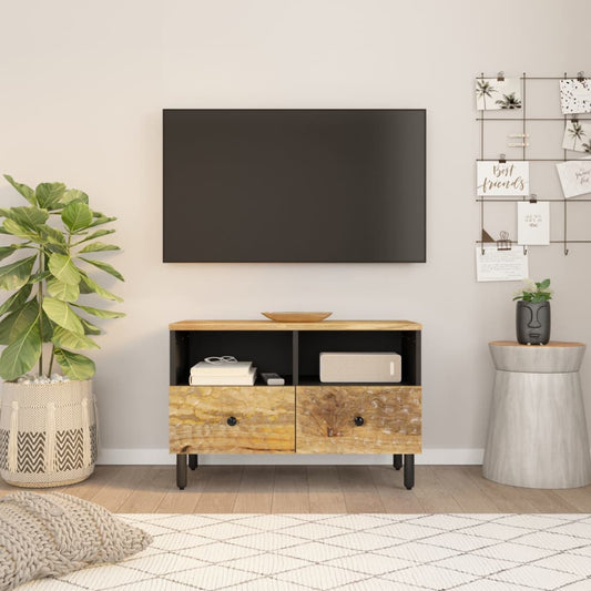 TV Cabinet 70x33x46 cm Solid Wood Mango