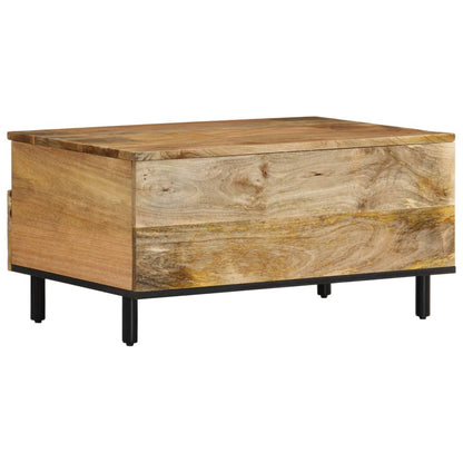 Coffee Table 80x54x40 cm Solid Wood Mango