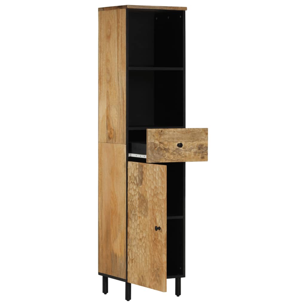 Bathroom Cabinet 38x33x160 cm Solid Wood Mango