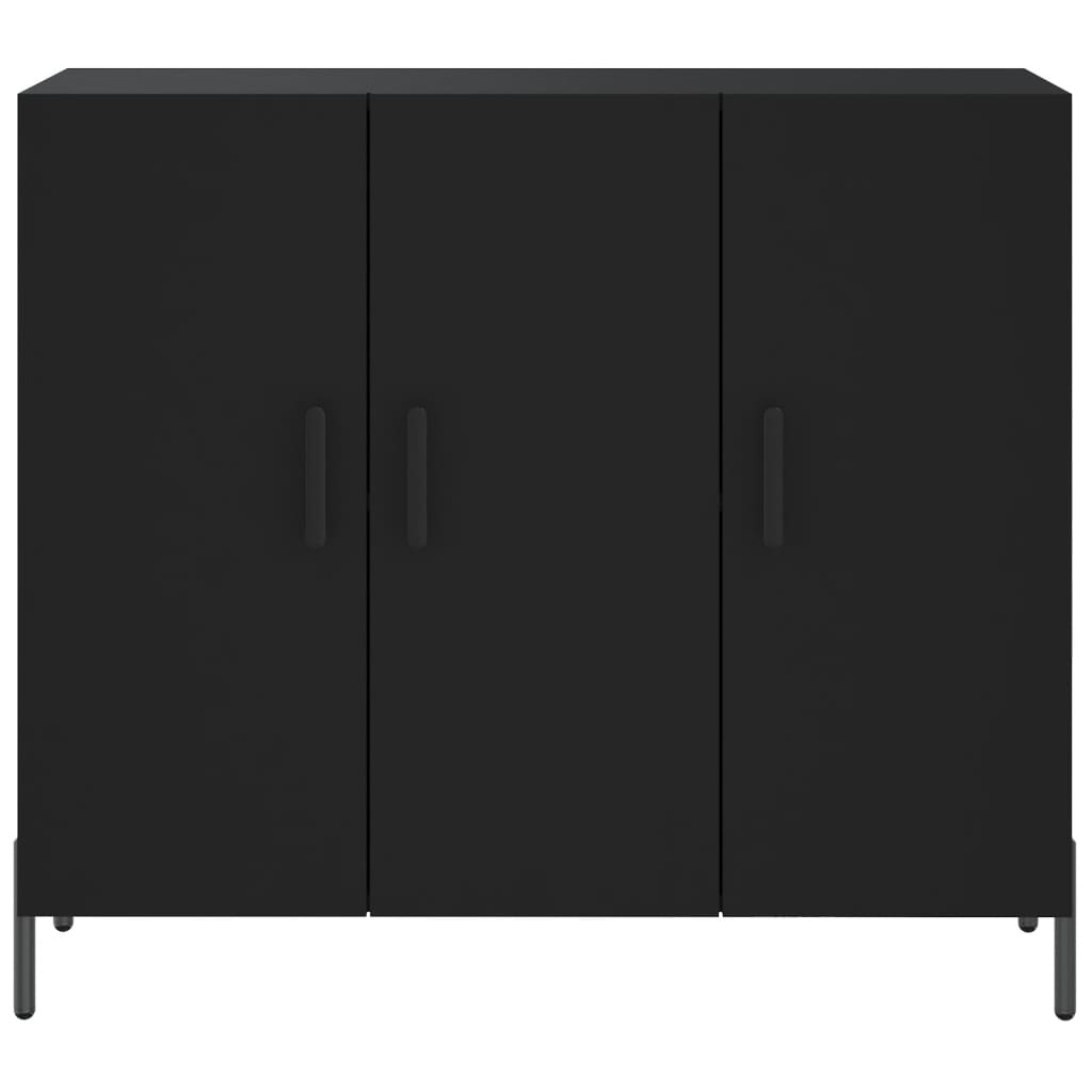 Sideboard Black 90x34x80 cm Engineered Wood