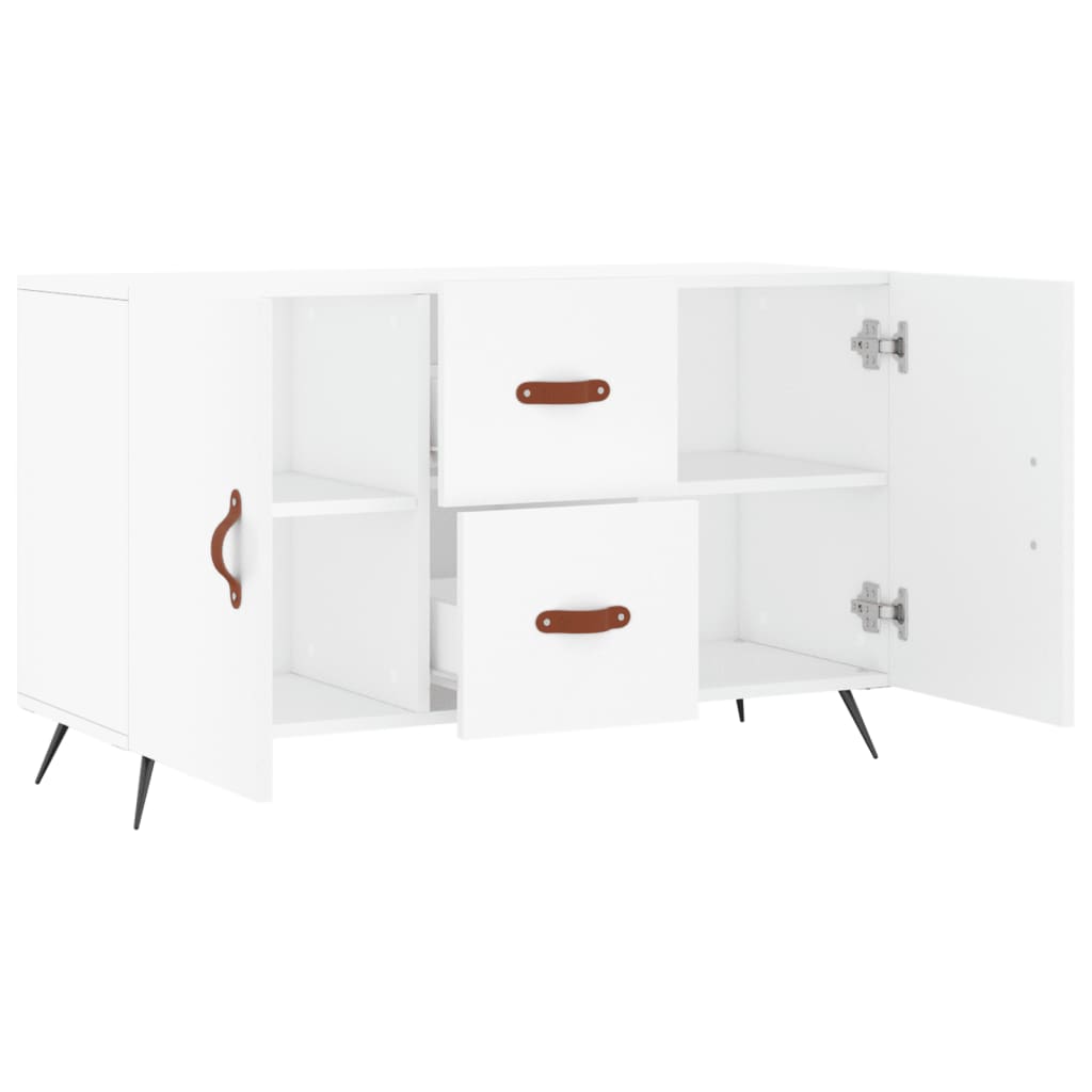 Sideboard White 100x36x60 cm Engineered Wood