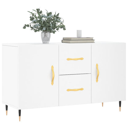 Sideboard White 100x36x60 cm Engineered Wood