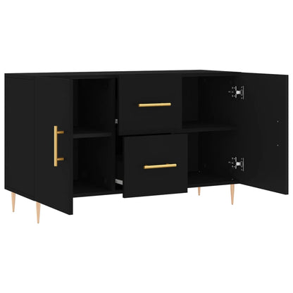 Sideboard Black 100x36x60 cm Engineered Wood