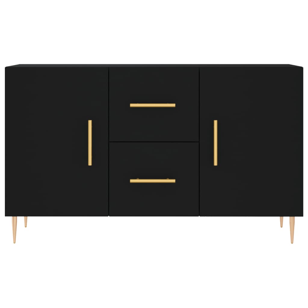 Sideboard Black 100x36x60 cm Engineered Wood