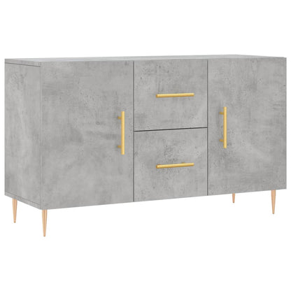 Sideboard Concrete Grey 100x36x60 cm Engineered Wood