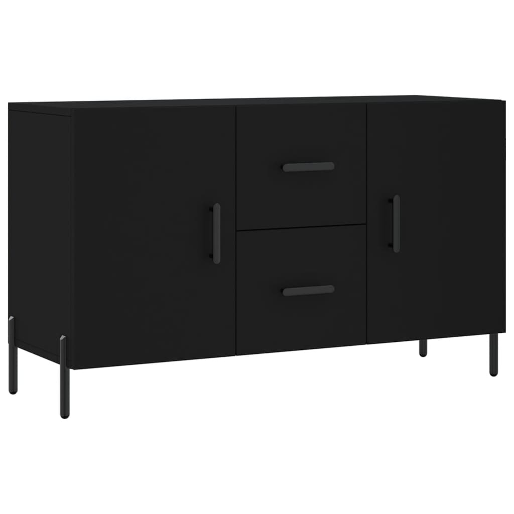 Sideboard Black 100x36x60 cm Engineered Wood