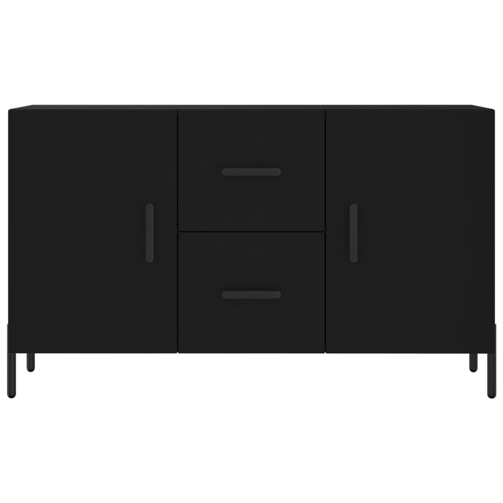 Sideboard Black 100x36x60 cm Engineered Wood