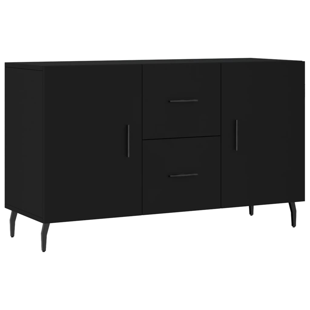 Sideboard Black 100x36x60 cm Engineered Wood