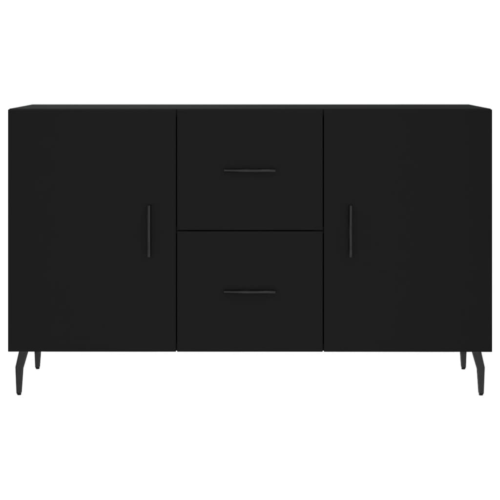 Sideboard Black 100x36x60 cm Engineered Wood