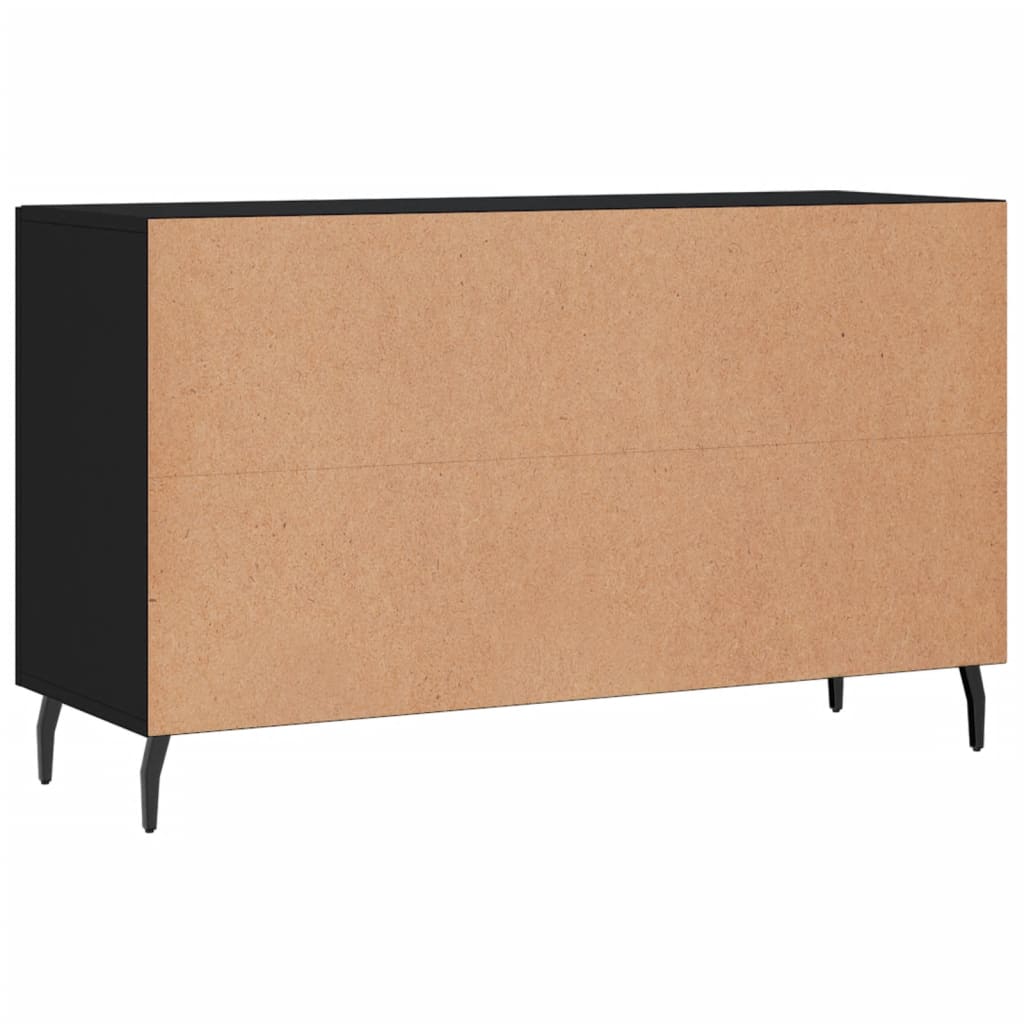 Sideboard Black 100x36x60 cm Engineered Wood