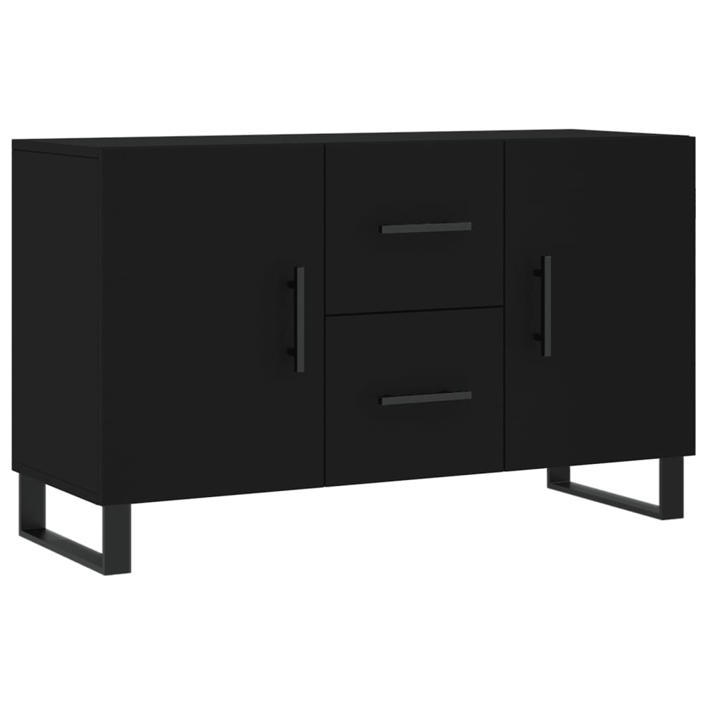 Sideboard Black 100x36x60 cm Engineered Wood