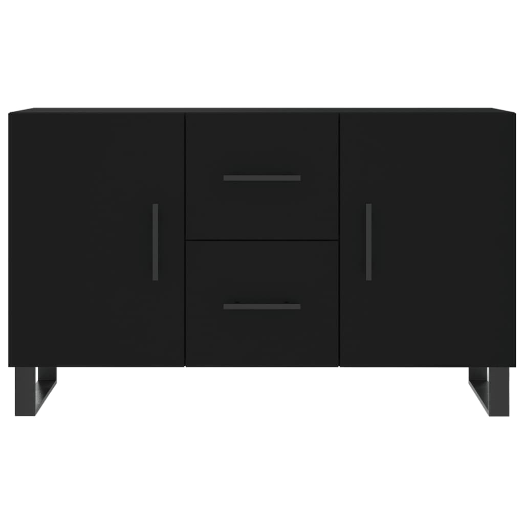 Sideboard Black 100x36x60 cm Engineered Wood