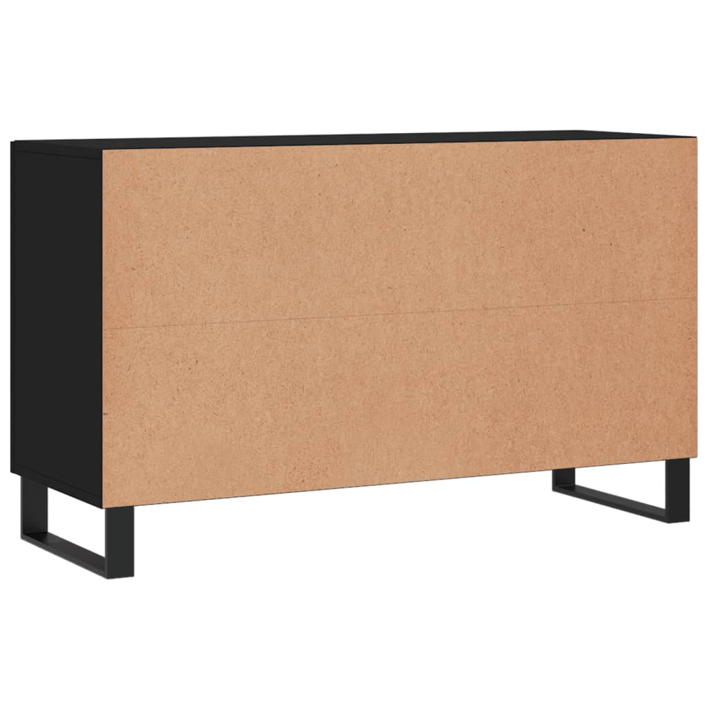 Sideboard Black 100x36x60 cm Engineered Wood