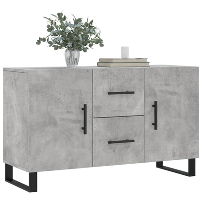 Sideboard Concrete Grey 100x36x60 cm Engineered Wood