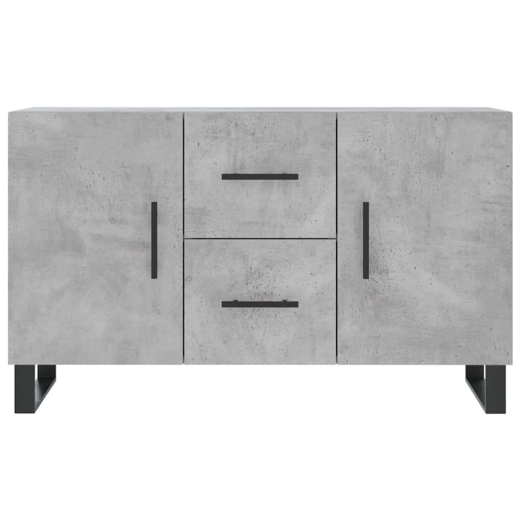 Sideboard Concrete Grey 100x36x60 cm Engineered Wood