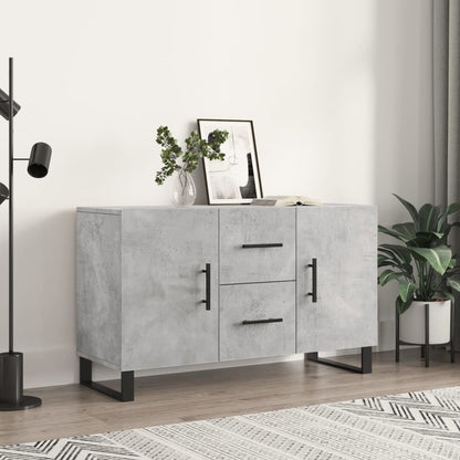 Sideboard Concrete Grey 100x36x60 cm Engineered Wood