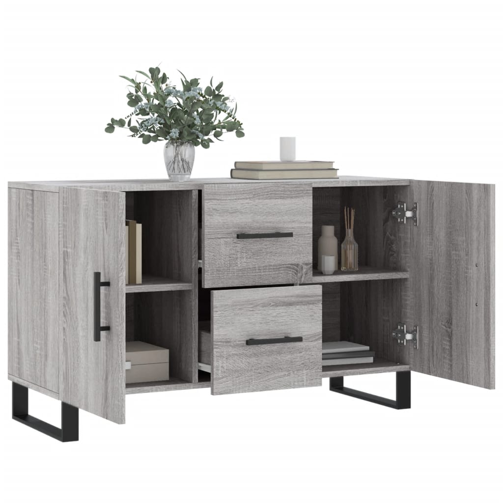 Sideboard Grey Sonoma 100x36x60 cm Engineered Wood