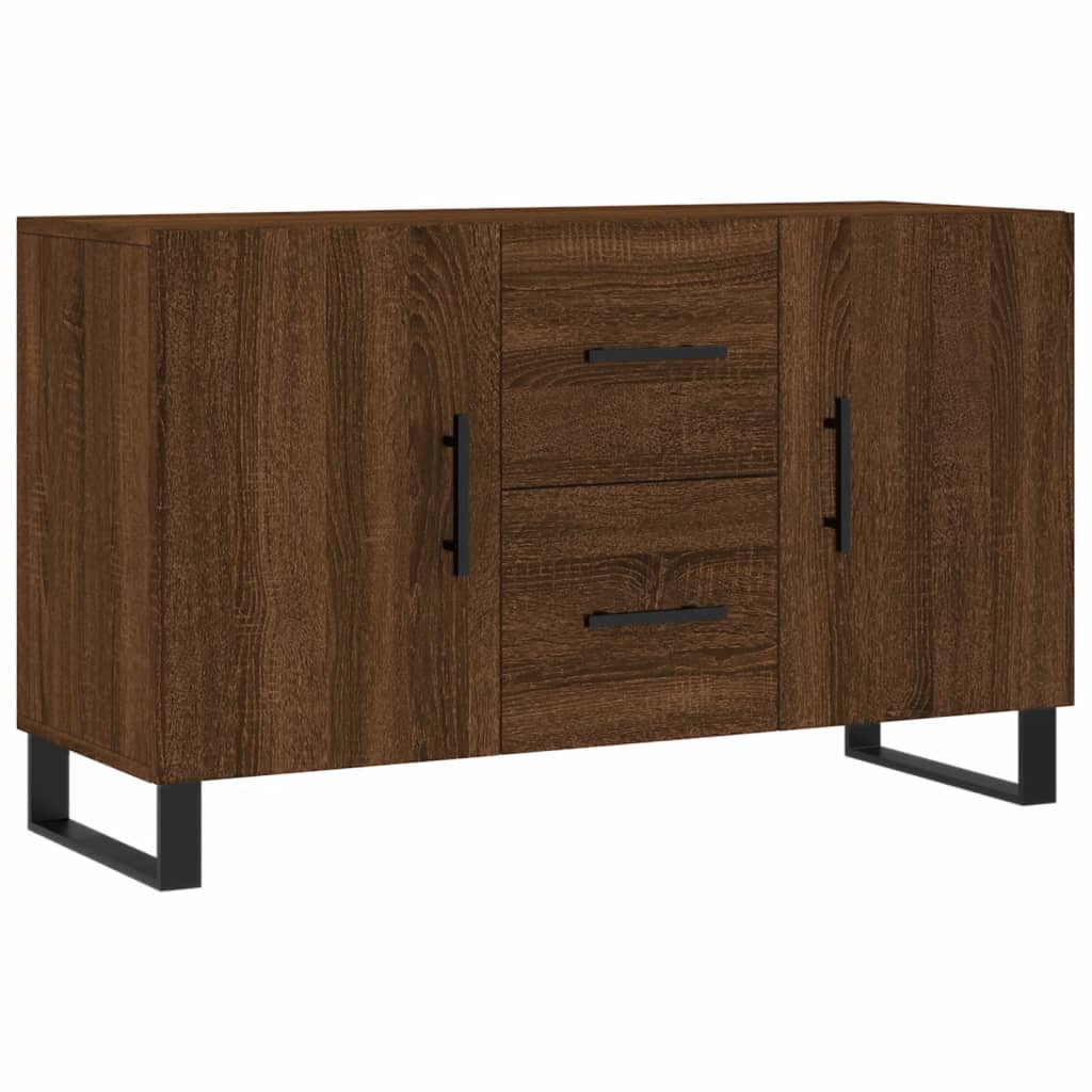 Sideboard Brown Oak 100x36x60 cm Engineered Wood